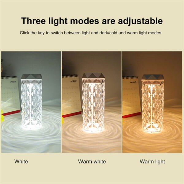 Crystal Lamp Air Humidifier Diffuser