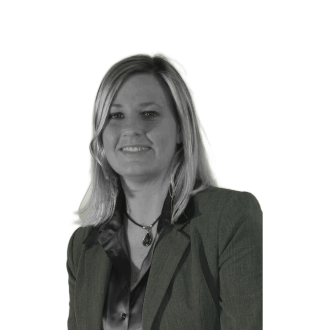 Kathy Houlihan BLack and white Headshot
