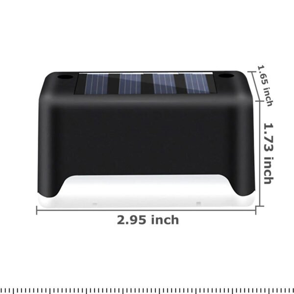 4 Solar LED Bright Deck Lights - Image 2