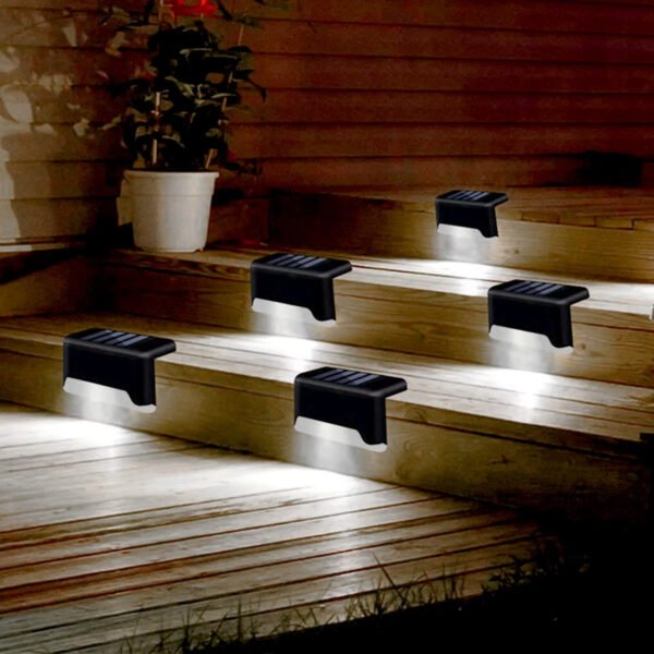 4 Solar LED Bright Deck Lights