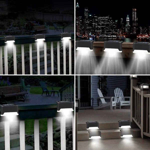 4 Solar LED Bright Deck Lights - Image 10
